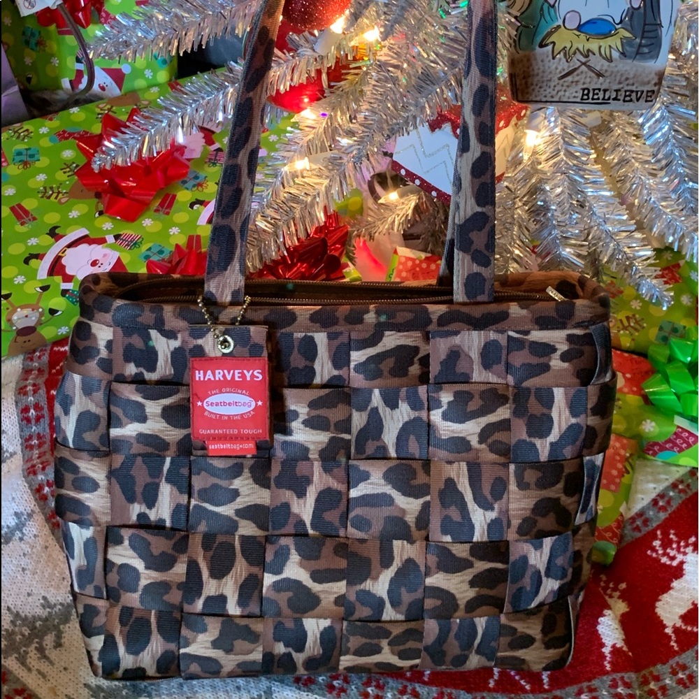 Leopard Harvey’s Seatbelt Purse